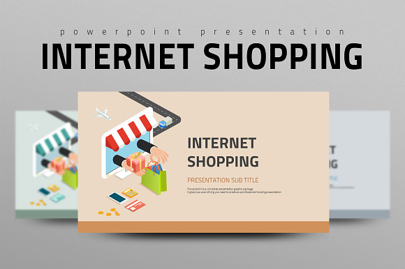 Internet Shopping in Presentation Templates - product preview 3