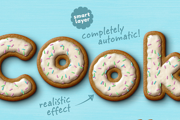 Cookie PSD Text Effect in Add-Ons - product preview 1