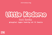 Little Kodomo Playful type family