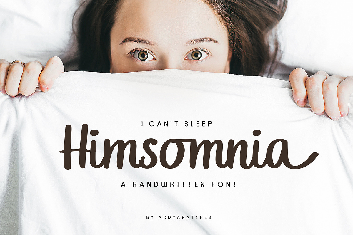 Himsomnia in Script Fonts - product preview 8