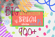 PS watercolor texture brushes