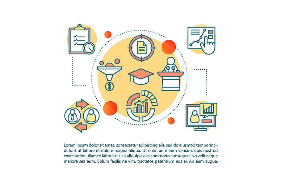 Business development illustration in Web Elements - product preview 8