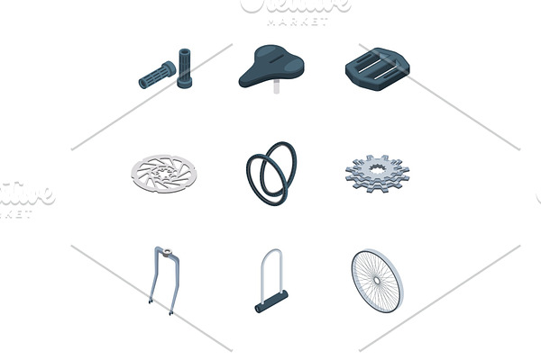 Bike parts. Bicycles components