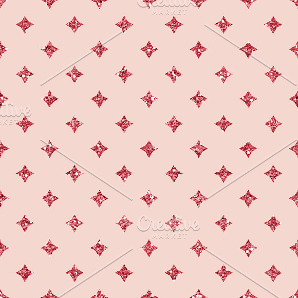 Rose Gold Geometric Pattern in Patterns - product preview 1