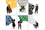 Jazz banners set