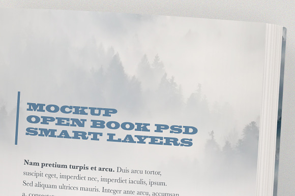 Open Hardcover Book Mockup (Square) in Print Mockups - product preview 10