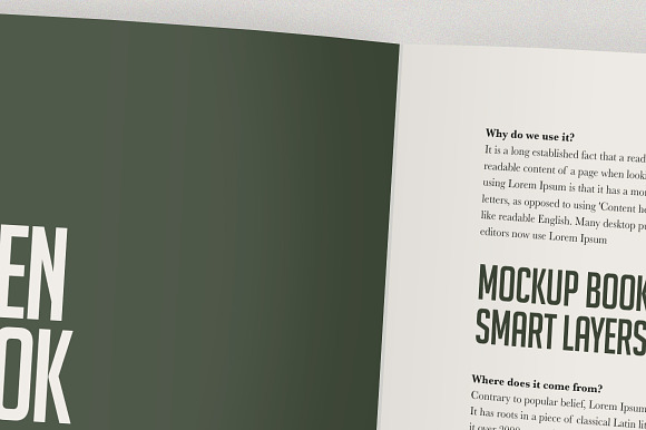 Open Hardcover Book Mockup (Square) in Print Mockups - product preview 20
