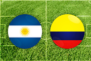 Argentina vs Colombia football match