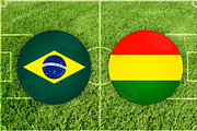 Brasil vs Bolivia football match