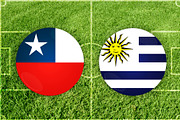 Chile vs Uruguay football match