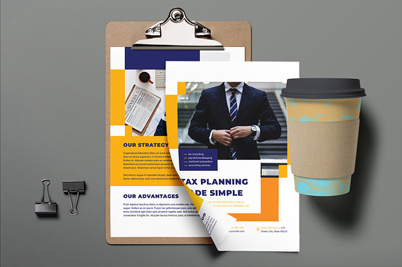 Tax Advisor Flyer in Invitation Templates - product preview 2