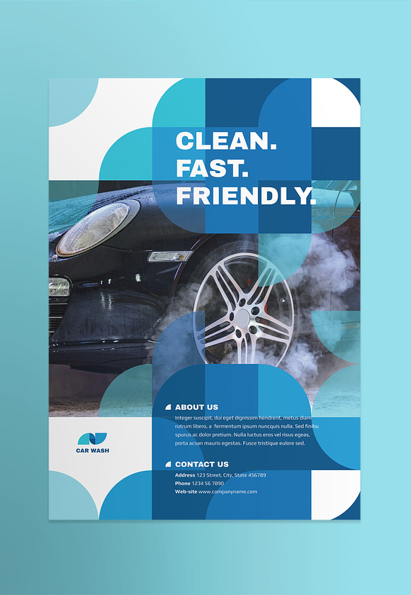 Car Wash Print Pack in Invitation Templates - product preview 9