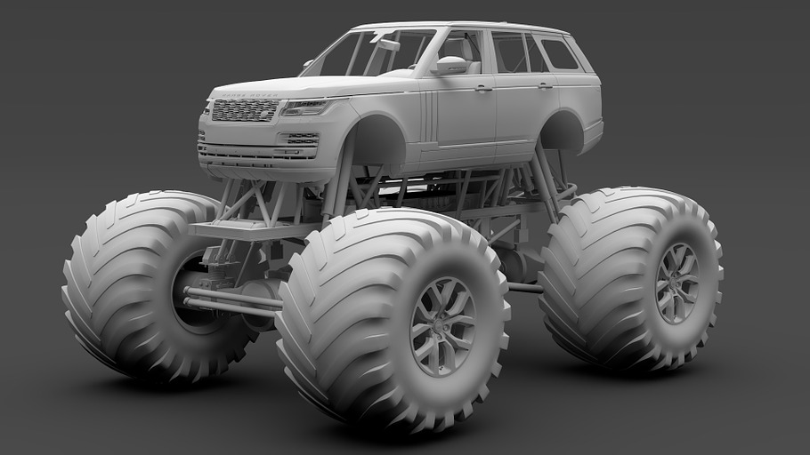 Monster Truck Range Rover SVAutobiog in Vehicles - product preview 12