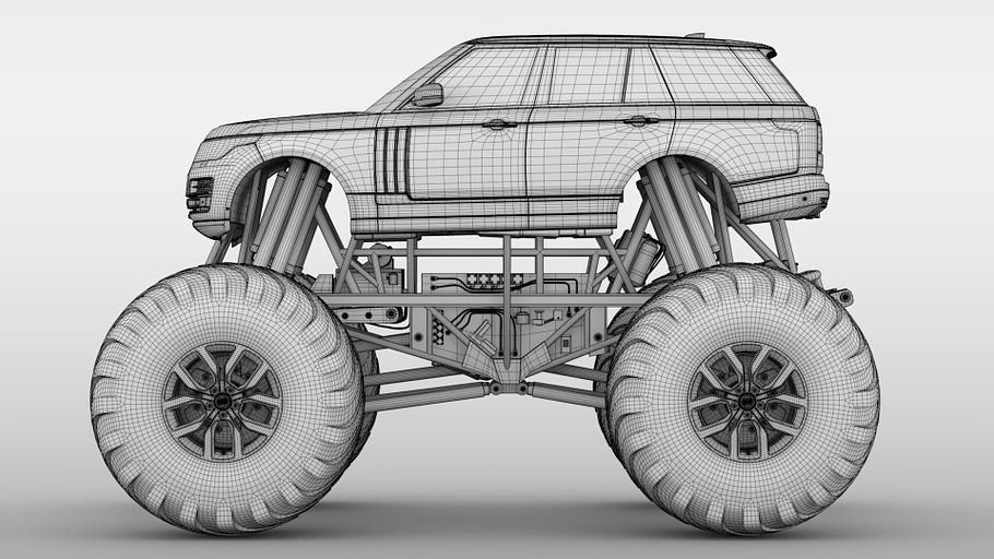 Monster Truck Range Rover SVAutobiog in Vehicles - product preview 14