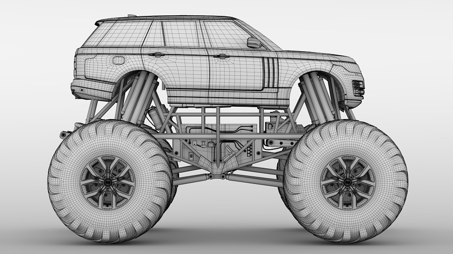 Monster Truck Range Rover SVAutobiog in Vehicles - product preview 20