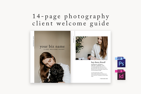 Photography Client Welcome Guide in Magazine Templates - product preview 3