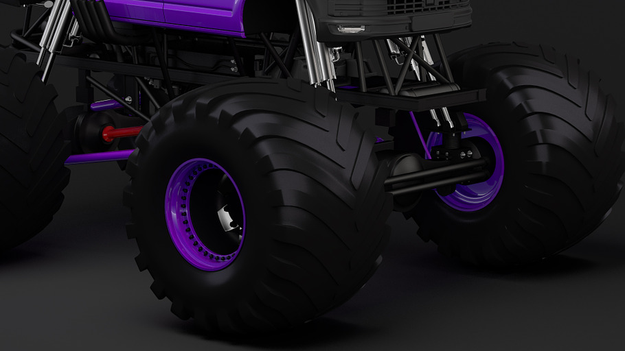 Monster Truck VW Transporter in Vehicles - product preview 7