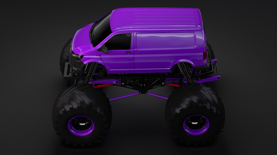 Monster Truck VW Transporter in Vehicles - product preview 8