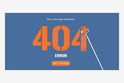 404 error page vector illustration