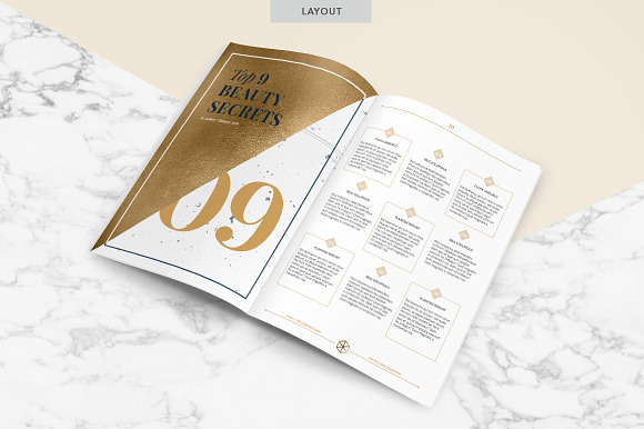 GOLDEN Magazine | Indd & Psd in Magazine Templates - product preview 4