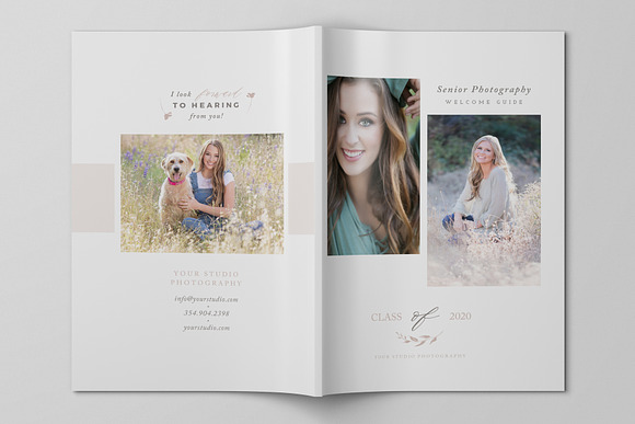 Senior Photography Magazine PSD in Magazine Templates - product preview 5