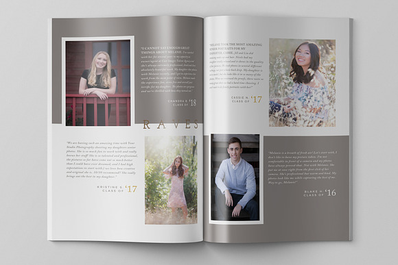 Senior Photography Magazine PSD in Magazine Templates - product preview 6