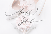 Month Glade - Calligraphy Font