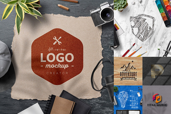 All-In-One Logo Mockup Creator