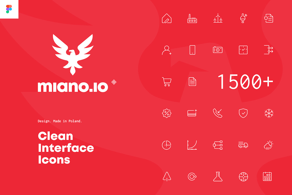 1500+ Clean Interface Icons miano.io in UI Icons - product preview 8