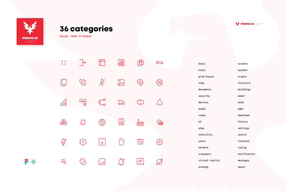 1500+ Clean Interface Icons miano.io in UI Icons - product preview 2