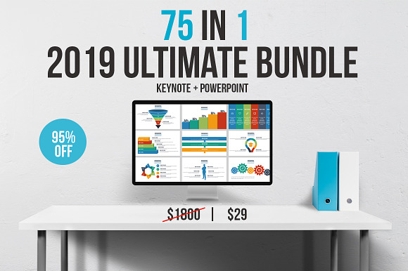 2019 Ultimate Bundle - 75 Templates in PowerPoint Templates - product preview 38