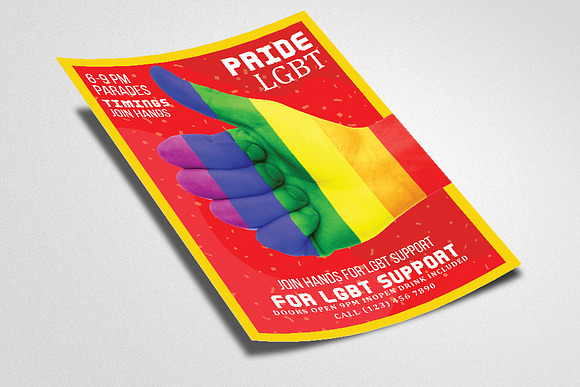 LGBT Pride Flyer in Flyer Templates - product preview 1