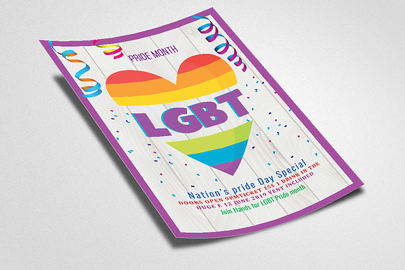 LGBT Pride Flyer / Poster in Flyer Templates - product preview 1