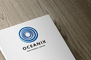 Oceanix Letter O Logo