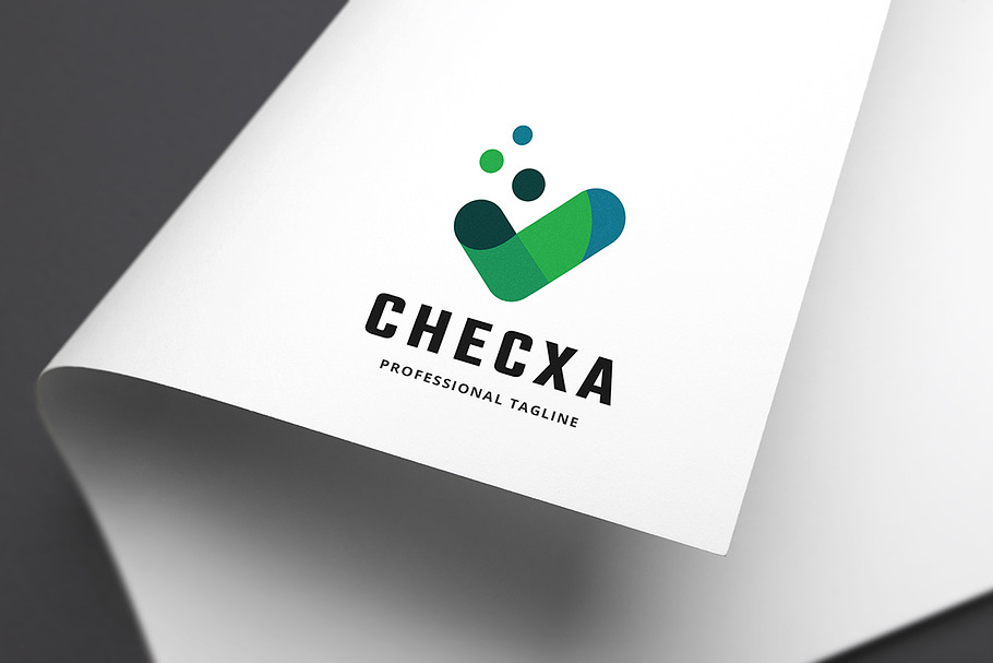 Pixel Check Logo in Logo Templates - product preview 8
