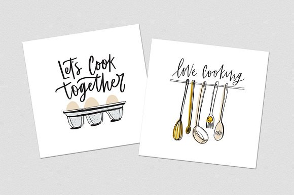 Home cooking lettering in Objects - product preview 10