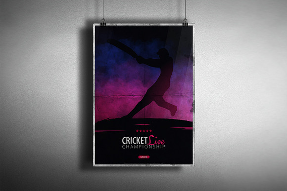 Cricket Championship banners in Flyer Templates - product preview 5