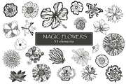 Magic flowers + bonus 6 patterns