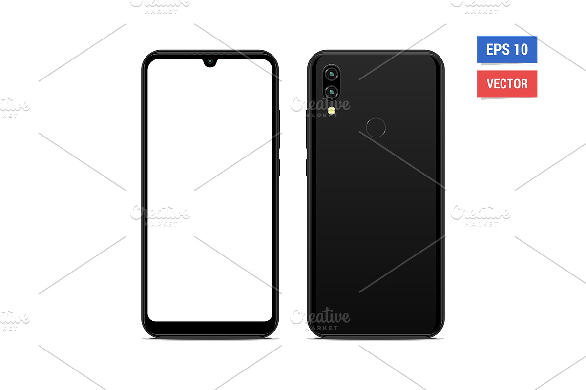 Mock-up Xiaomi Redmi Note7 in Mobile & Web Mockups - product preview 8