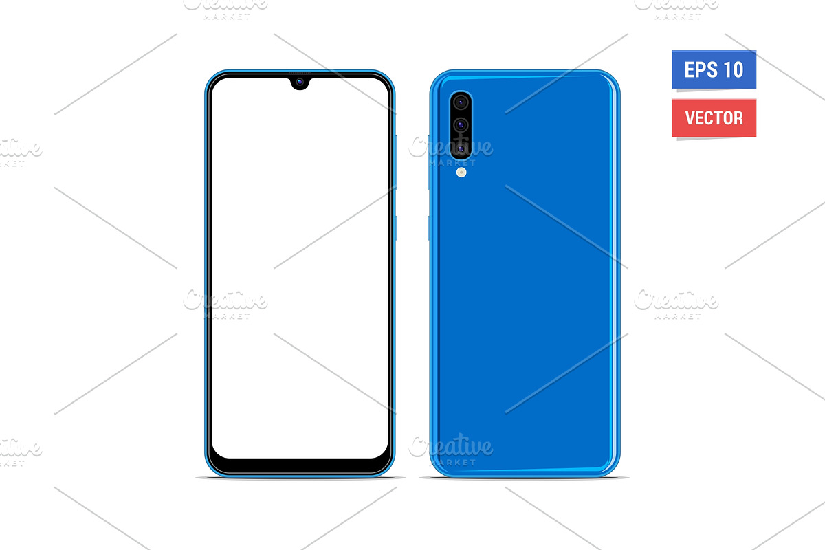 Mock-up Samsung Galaxy A50 in Mobile & Web Mockups - product preview 8