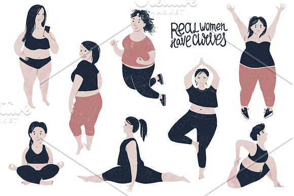 Body positive in Illustrations - product preview 4