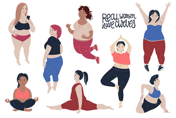Body positive in Illustrations - product preview 8