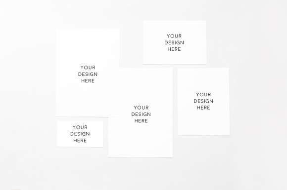 Blank Wedding Design Suite Mockup in Print Mockups - product preview 1