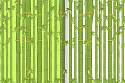 Seamless pattern with bamboo