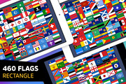460 FLAGS - RECTANGLE
