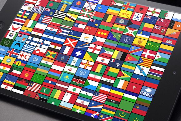 460 FLAGS - RECTANGLE in Flag Icons - product preview 2
