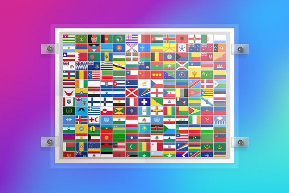 460 FLAGS - RECTANGLE in Flag Icons - product preview 5
