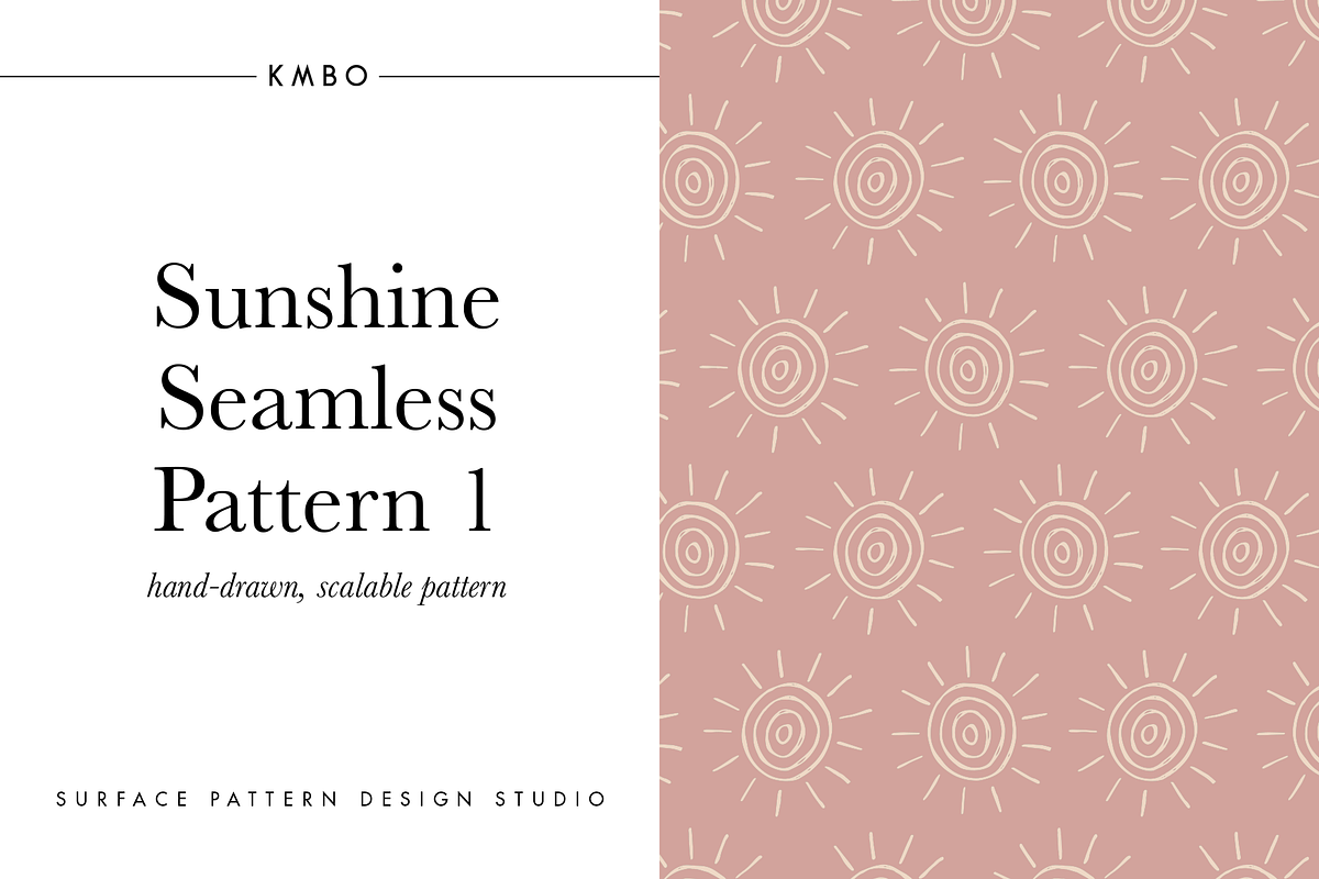 KMBO Sunshine Seamless Pattern 1 in Patterns - product preview 8