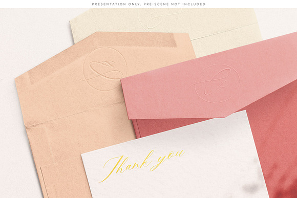 Cards & Envelopes Mockups Scene in Print Mockups - product preview 8