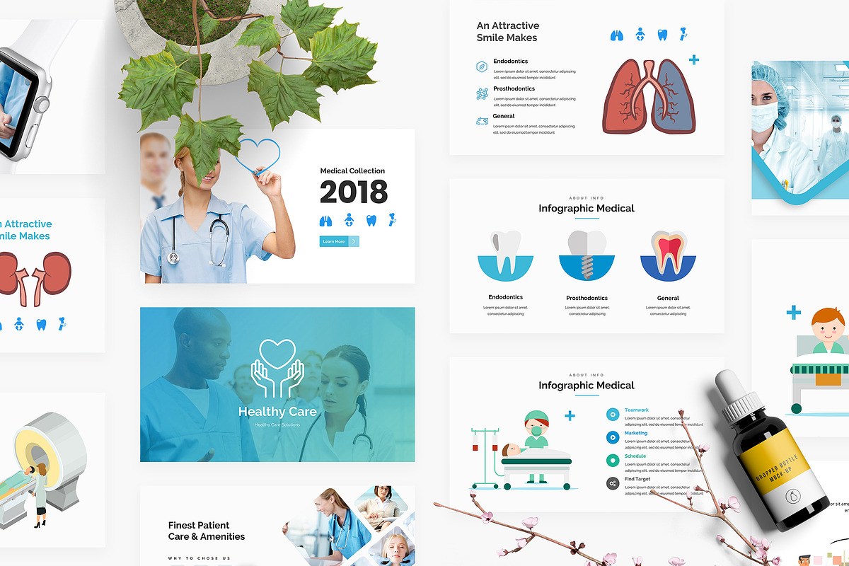 Medical and Healthy Care Solution in Presentation Templates - product preview 8